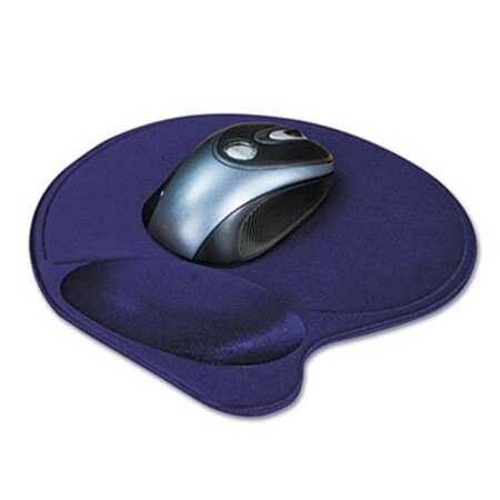 Kensington Kensington 57803 Wrist Pillow Extra-Cushioned Mouse Pad; Nonskid Base; 8 x 11; Blue 57803
